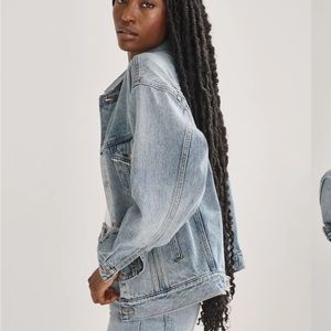 Aritzia Denim Forum Ali Oversized Denim Jacket